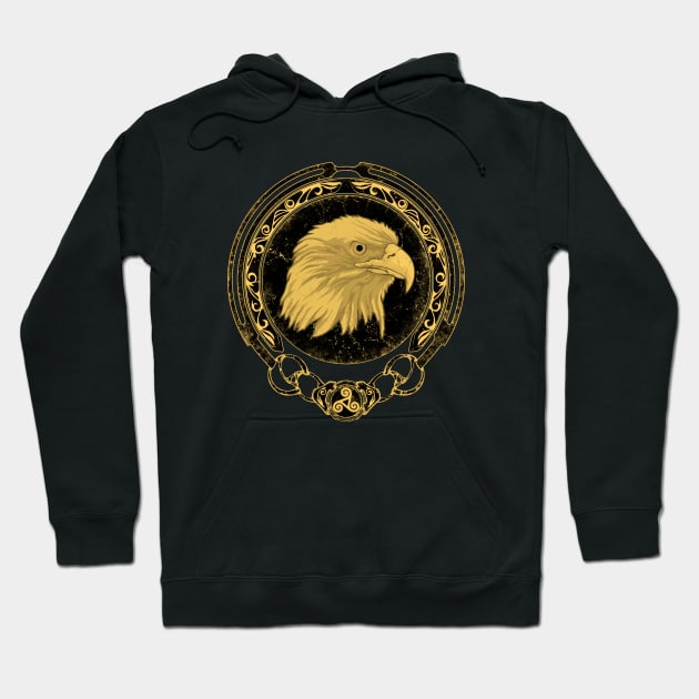 Celtic Falcon Zodiac Hoodie by NicGrayTees